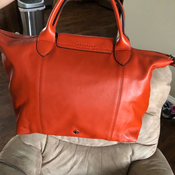 Longchamp medium cuir bag - Picture 3 of 6